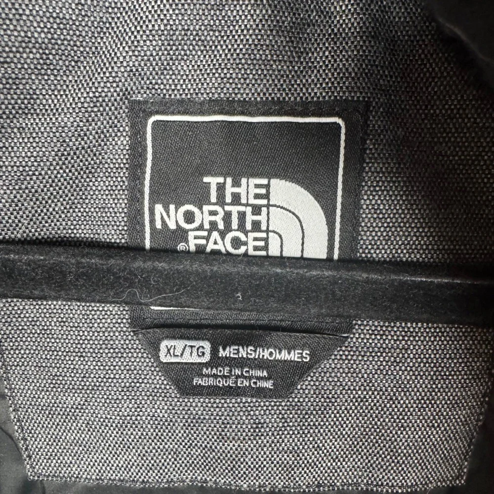 The North Face Goose Down McMurdo Parka Men XL Gray HyVent Hooded Fur Coat Heavy